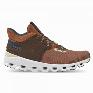 On Cloud Hi Edge Sneakers Heren Bruin | 462719SHM