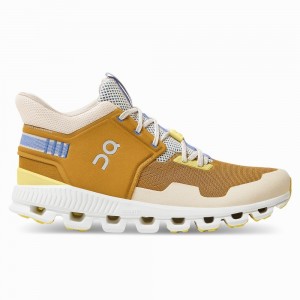 On Cloud Hi Edge Sneakers Heren Goud | 631972VGQ