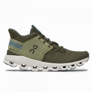 On Cloud Hi Edge Sneakers Heren Olijfgroen | 906718ONR