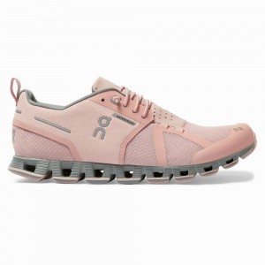 On Cloud Waterproof Road Loopschoenen Dames Roze | 185243PFE