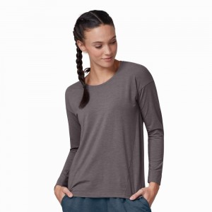 On Comfort T-shirts Dames Koffie | 350216UJO