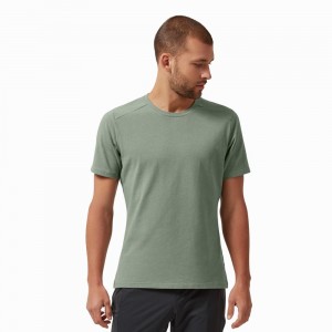 On On-T T-shirts Heren Groen | 670421CGP