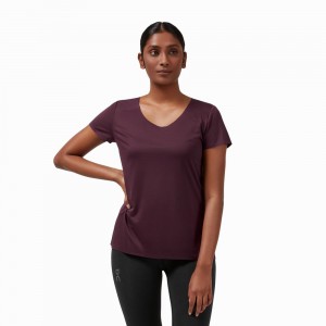 On Performance Long-T T-shirts Dames Zwart | 084651YGP