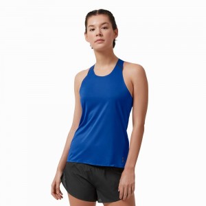 On Tank-T Tanktop Dames Indigo Zwart | 714653KZB