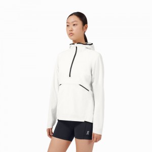 On Waterproof Anorak Jassen Dames Wit | 148627ATQ