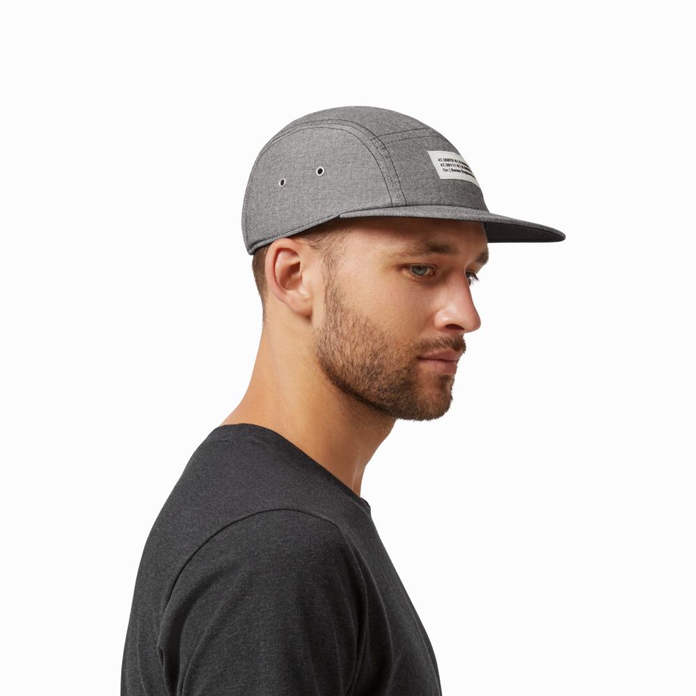 On 5 Panel Hoeden Dames Grijs | 187423YIO