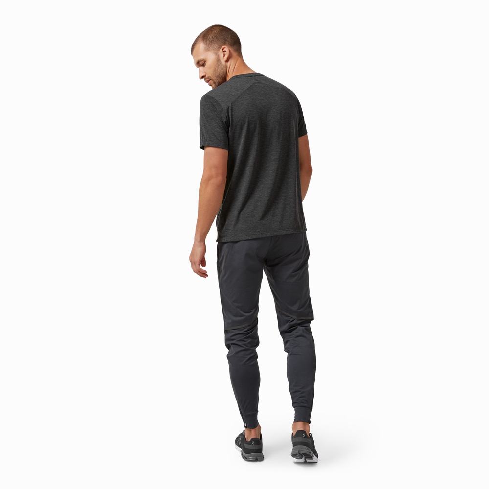 On Active-T T-shirts Heren Zwart | 532690JPH