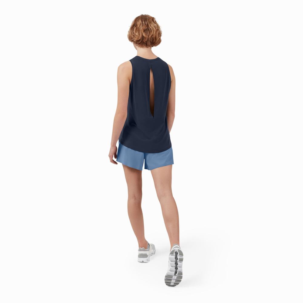 On Active Tanktop Dames Donkerblauw | 293608CYG