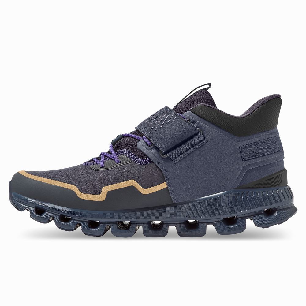 On Cloud Hi Edge Defy Sneakers Heren Donkerblauw Zwart | 405839MOZ