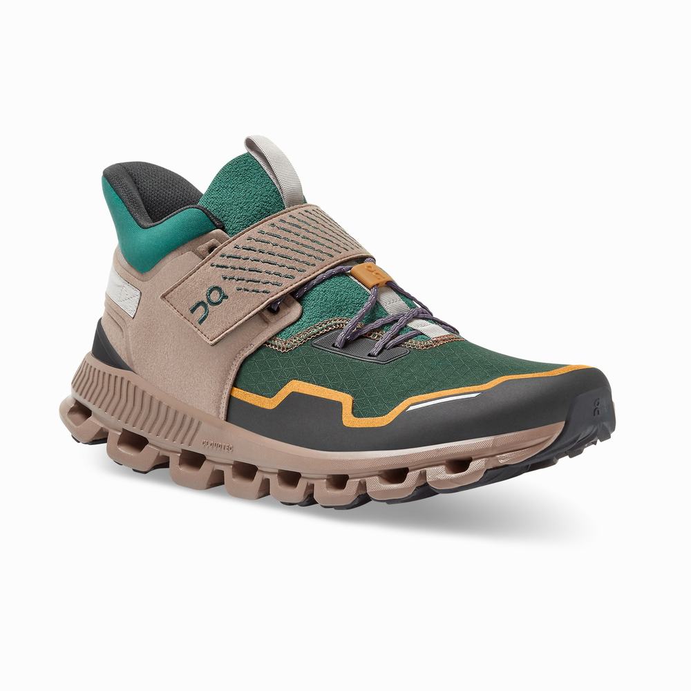 On Cloud Hi Edge Defy Sneakers Heren Groen | 267819ELQ