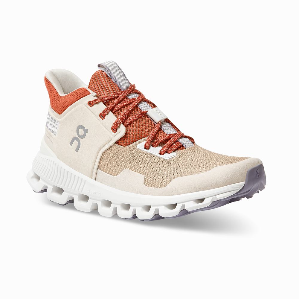 On Cloud Hi Edge Sneakers Dames Khaki | 708953ILO