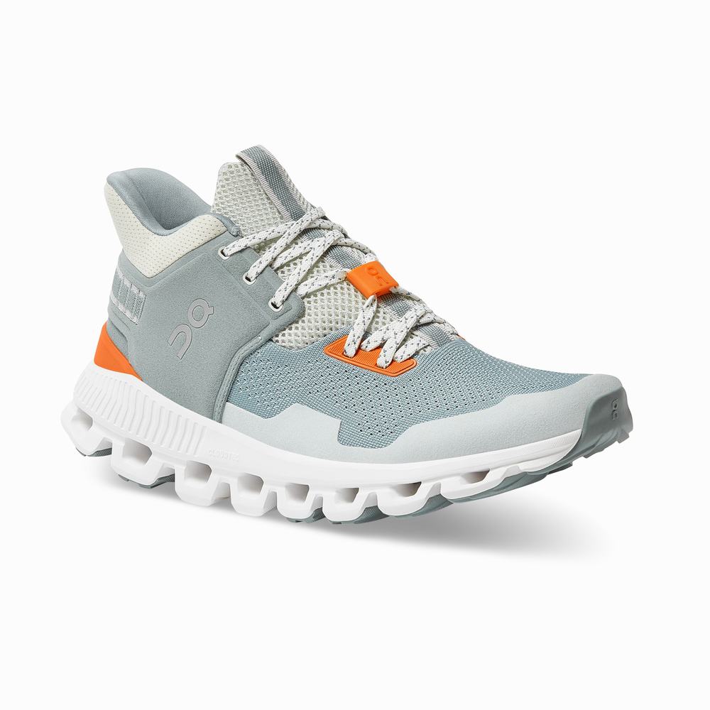 On Cloud Hi Edge Sneakers Dames Lichtblauw | 179653BKZ