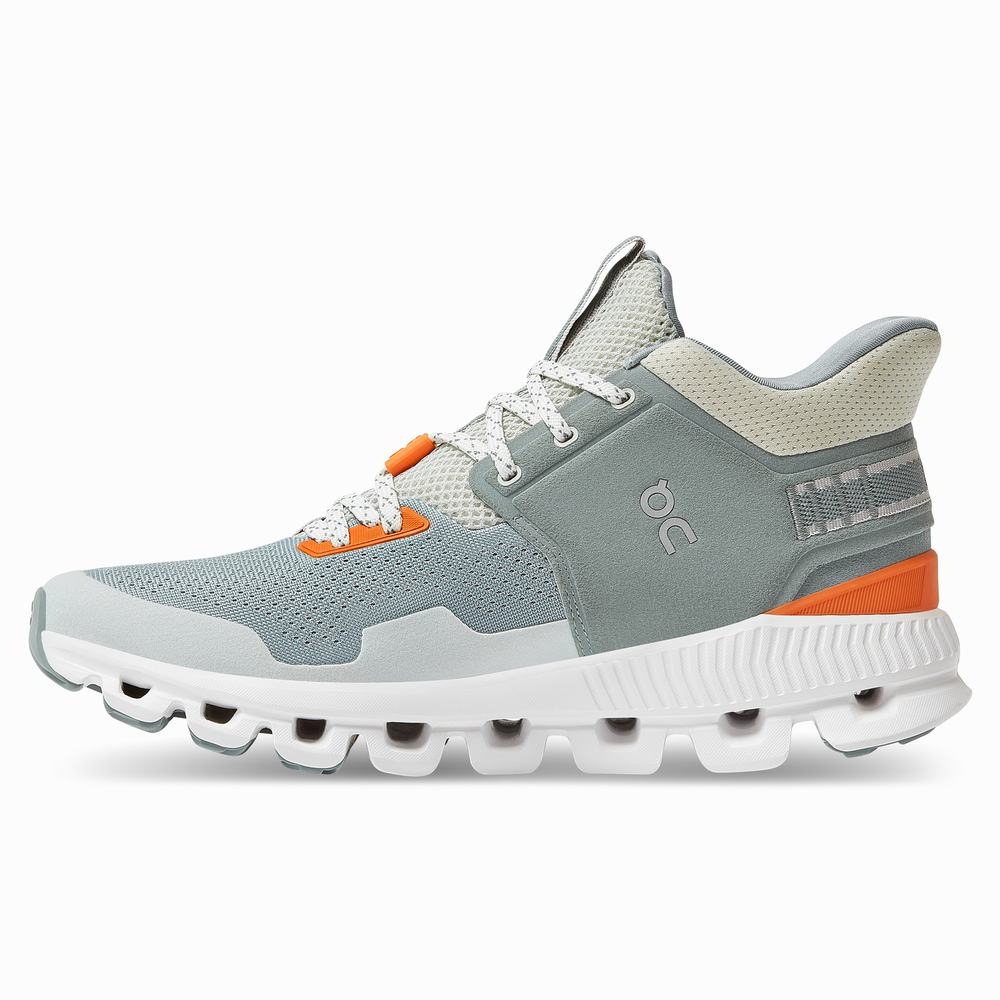 On Cloud Hi Edge Sneakers Dames Lichtblauw | 179653BKZ