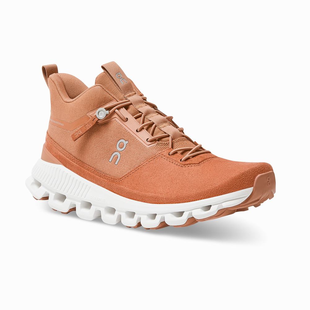 On Cloud Hi Sneakers Dames Oranje | 653879AQR