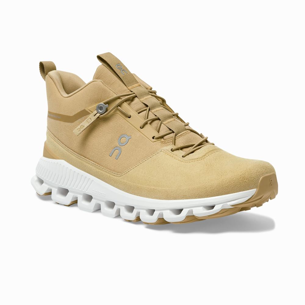 On Cloud Hi Sneakers Heren Bruin Geel | 857694PNO