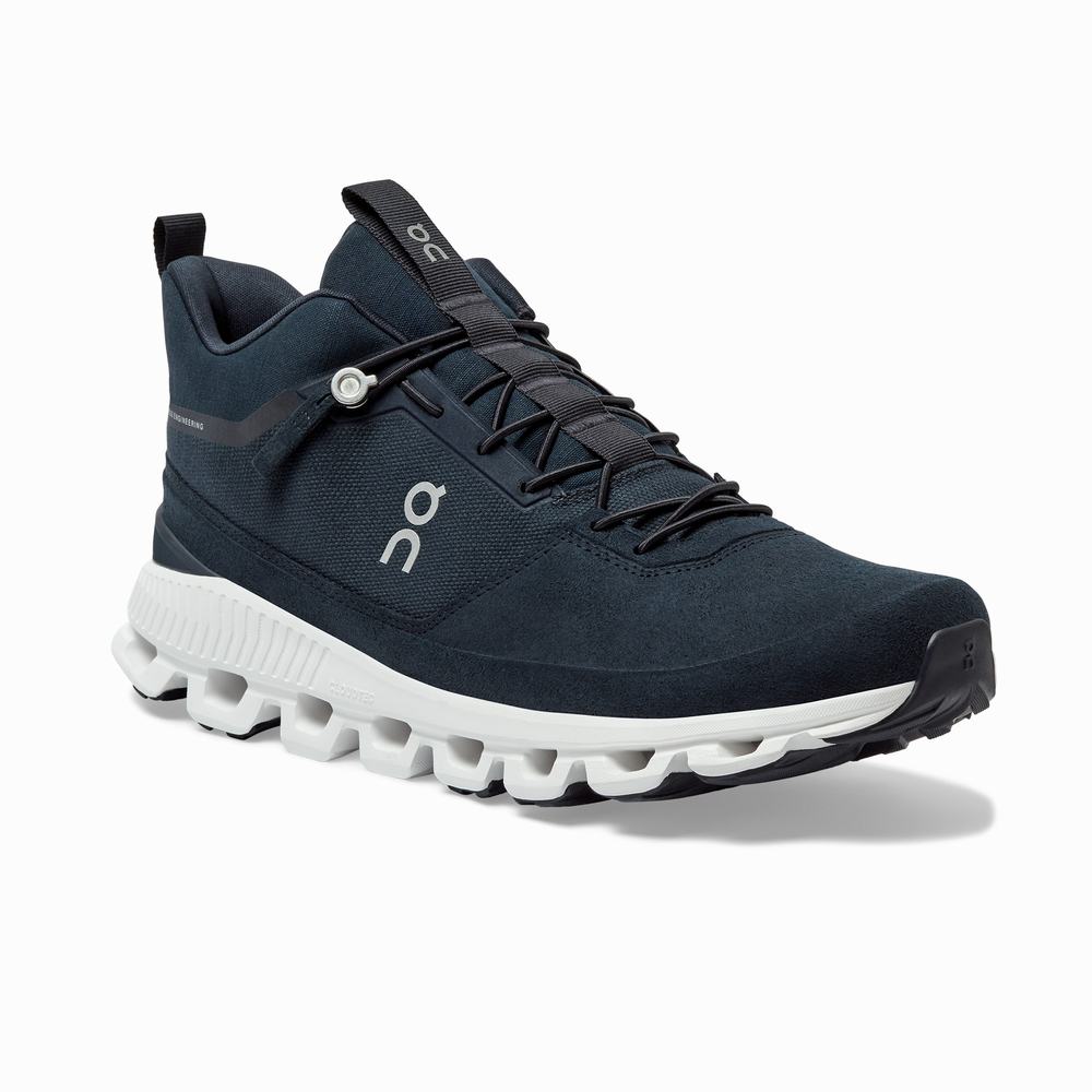 On Cloud Hi Sneakers Heren Donkerblauw | 856942MSF