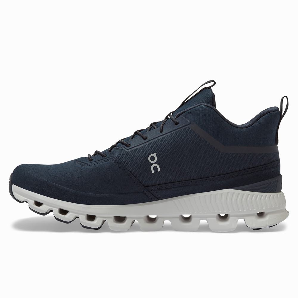 On Cloud Hi Sneakers Heren Donkerblauw | 856942MSF