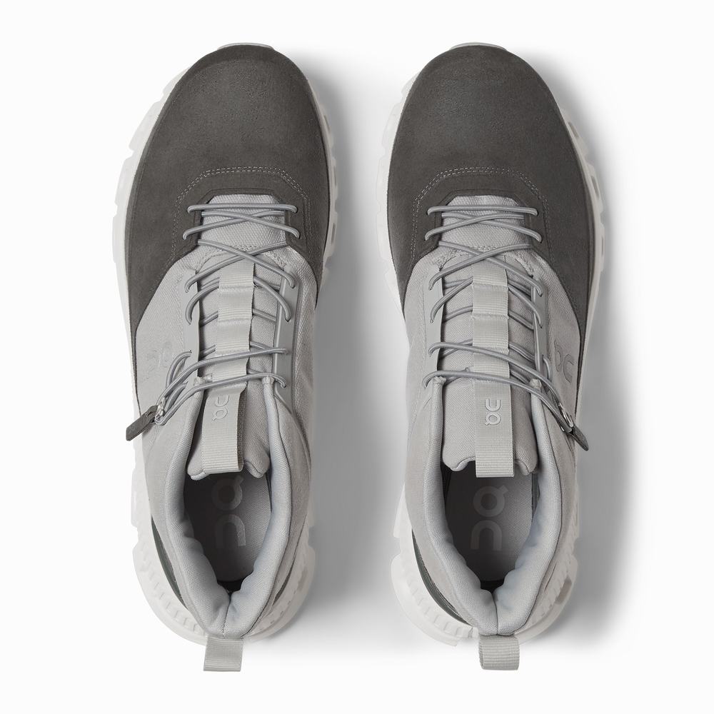 On Cloud Hi Sneakers Heren Grijs Zwart | 276014PDH