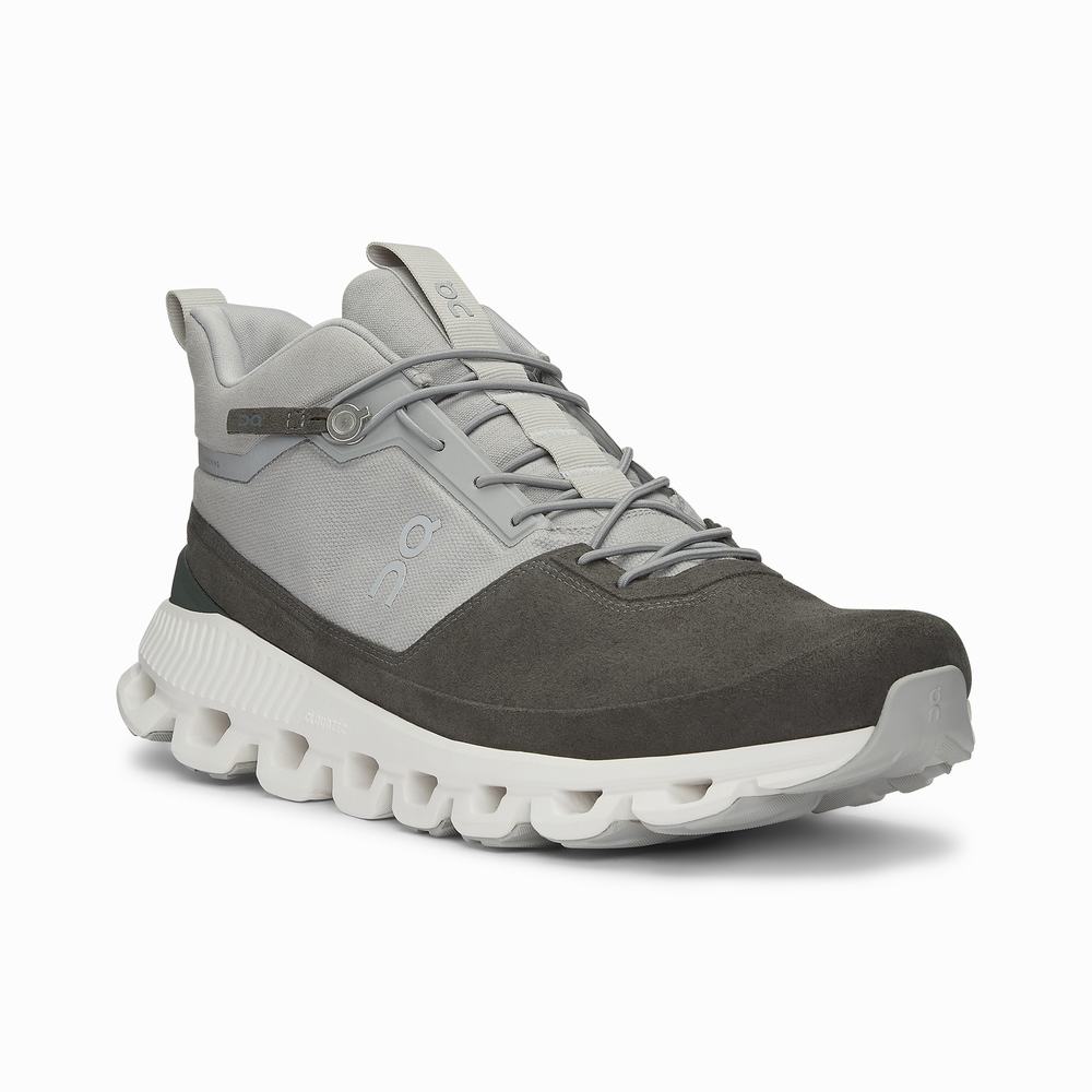 On Cloud Hi Sneakers Heren Grijs Zwart | 276014PDH