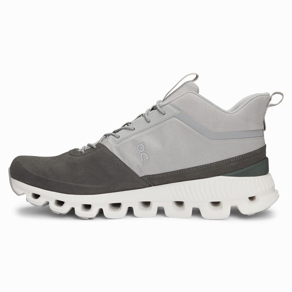 On Cloud Hi Sneakers Heren Grijs Zwart | 276014PDH