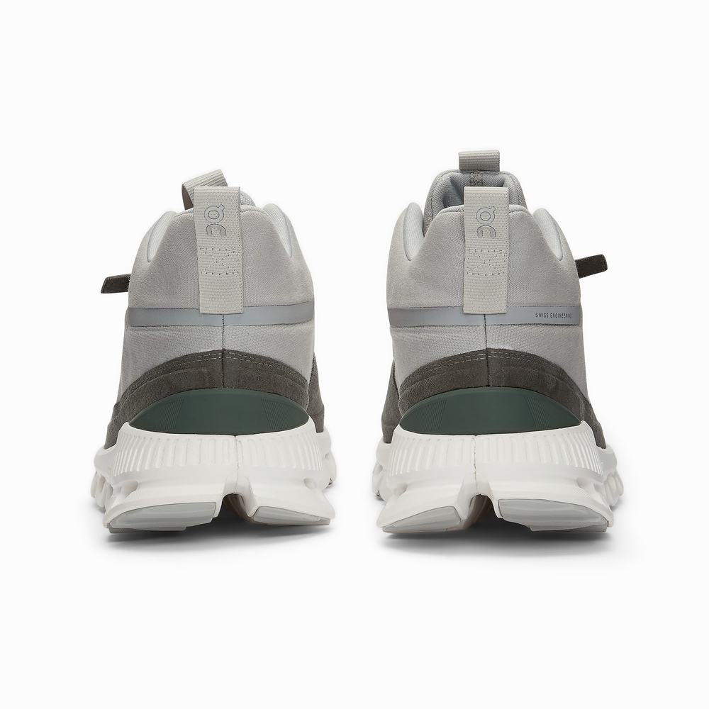 On Cloud Hi Sneakers Heren Grijs Zwart | 276014PDH