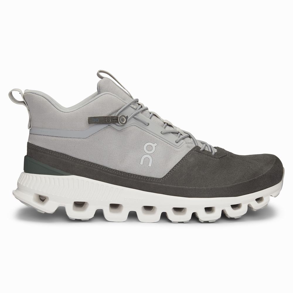 On Cloud Hi Sneakers Heren Grijs Zwart | 276014PDH