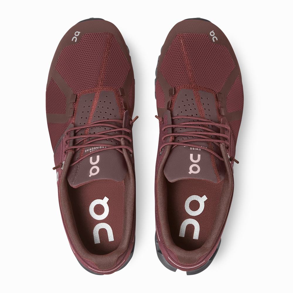 On Cloud Monochrome Road Loopschoenen Heren Claret | 623951ARH