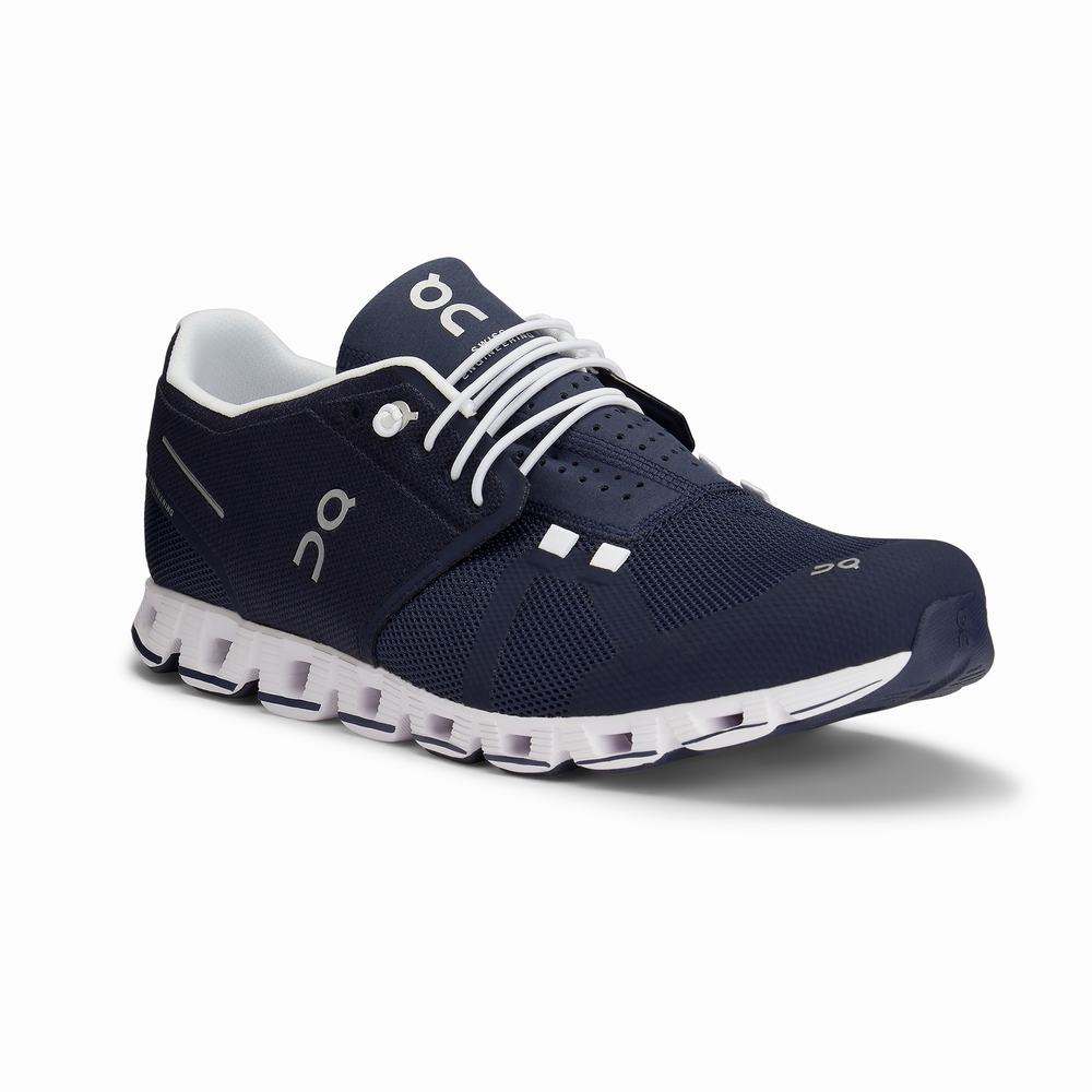 On Cloud Road Loopschoenen Heren Donkerblauw Wit | 201647YTE