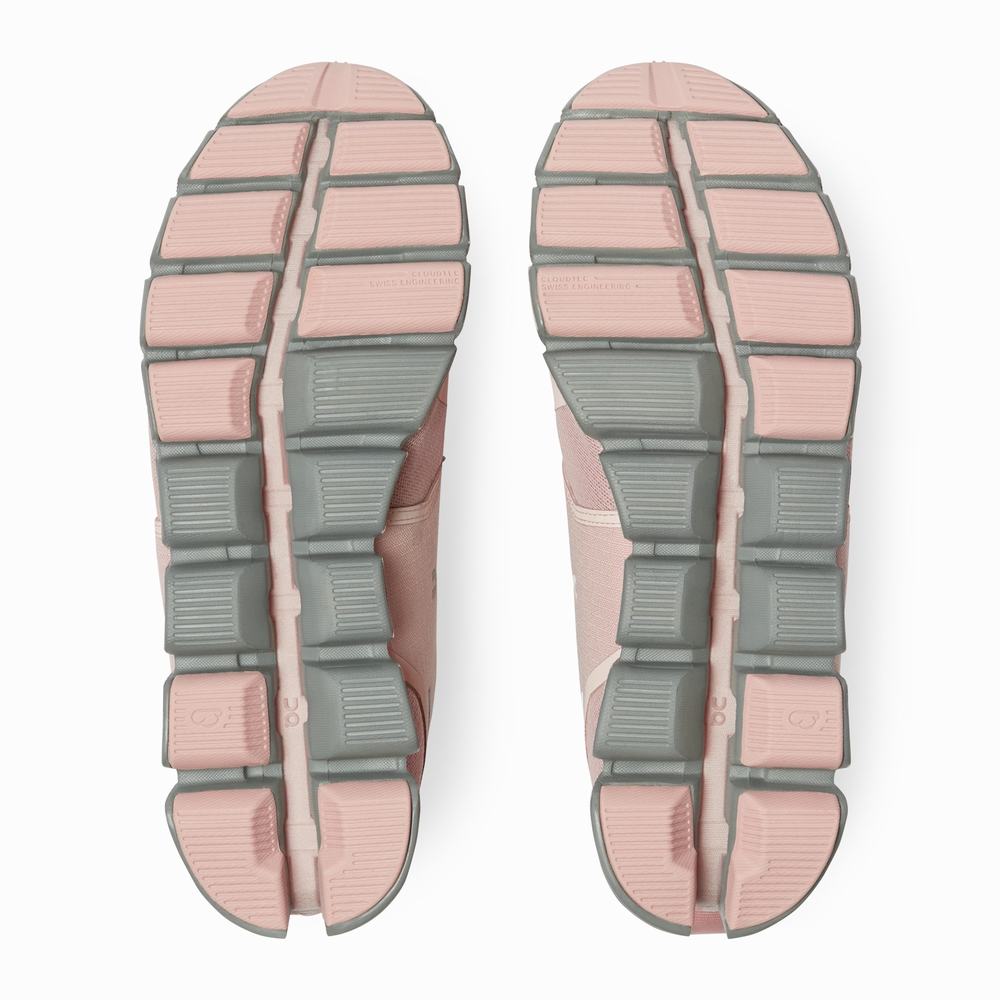 On Cloud Waterproof Road Loopschoenen Dames Roze | 185243PFE