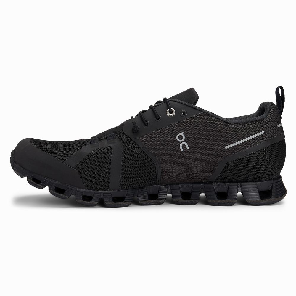 On Cloud Waterproof Road Loopschoenen Heren Zwart | 203478XKA