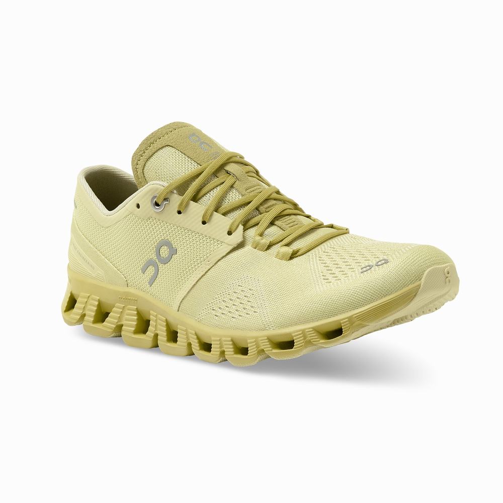 On Cloud X Trainingsschoenen Dames Goud | 162705QFS