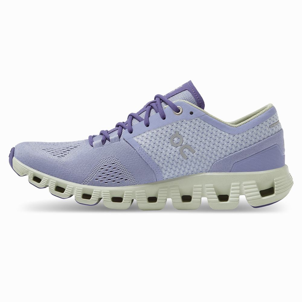 On Cloud X Trainingsschoenen Dames Lavendel | 012394JIY