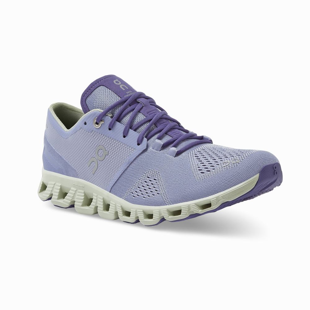 On Cloud X Trainingsschoenen Dames Lavendel | 012394JIY