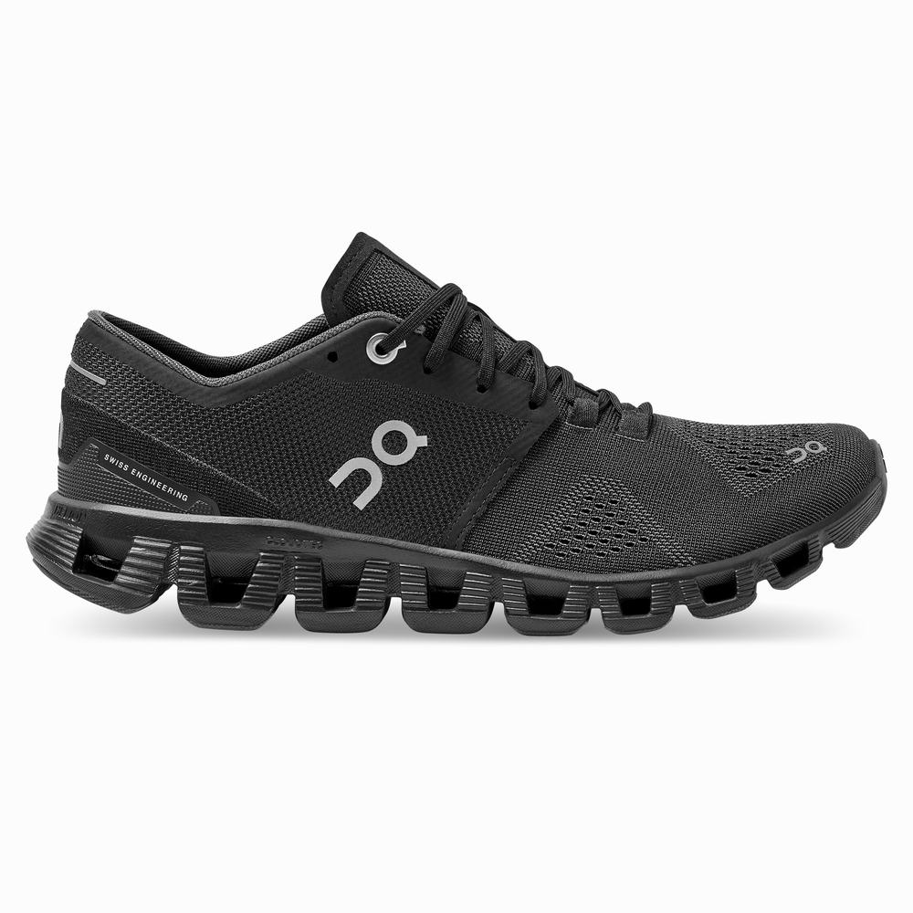 On Cloud X Trainingsschoenen Dames Zwart | 095461JPQ