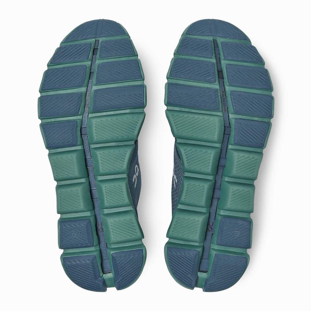 On Cloud X Trainingsschoenen Heren Groen Donkerblauw | 254073MEN