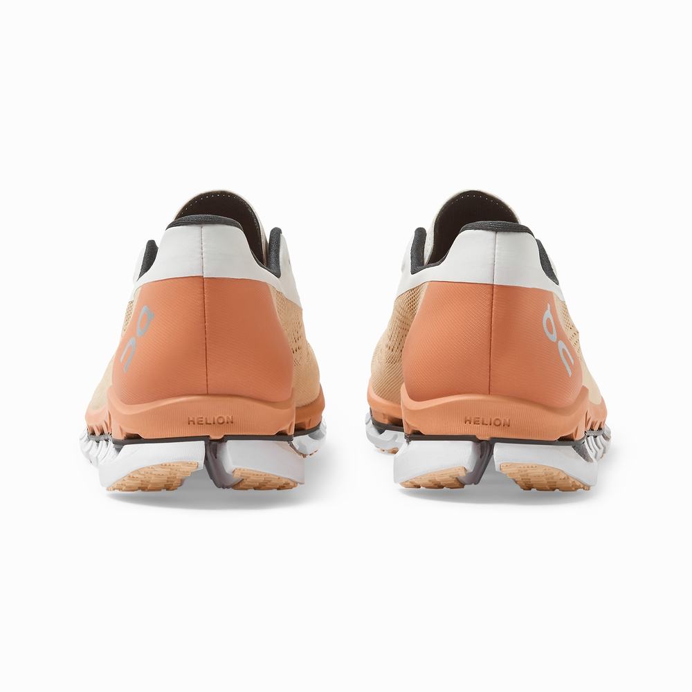 On Cloudboom Road Loopschoenen Dames Oranje Bruin Roze | 738945KAV