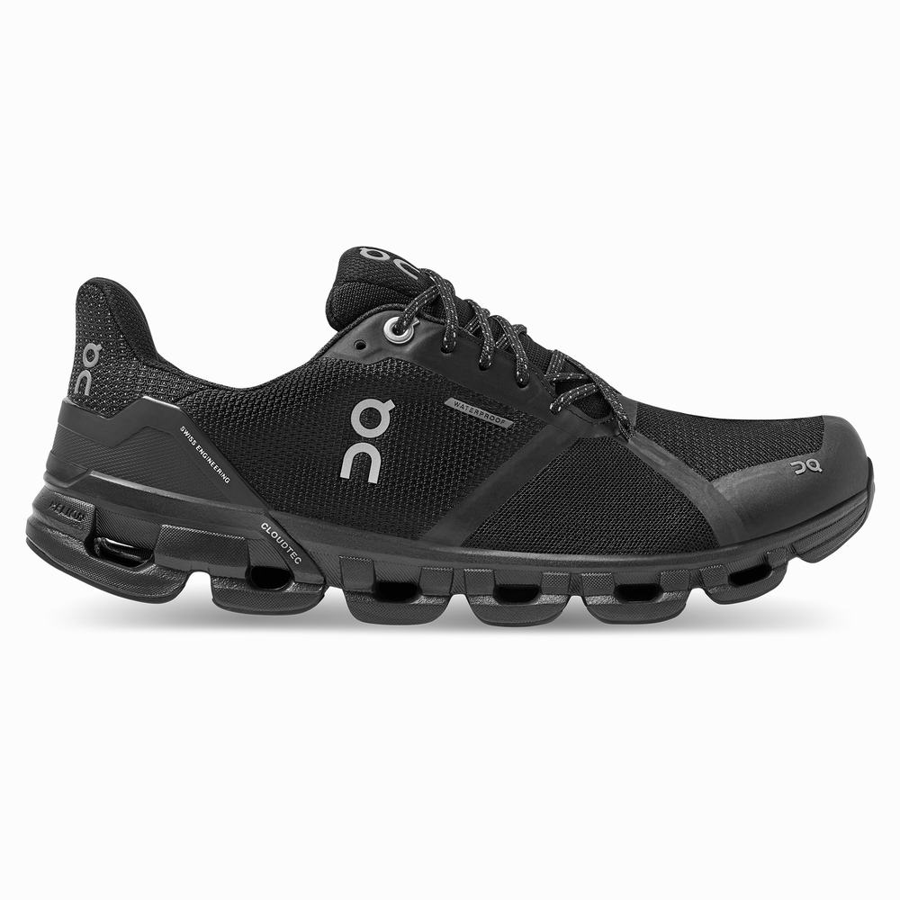 On Cloudflyer Waterproof Road Loopschoenen Dames Zwart | 816745HMB