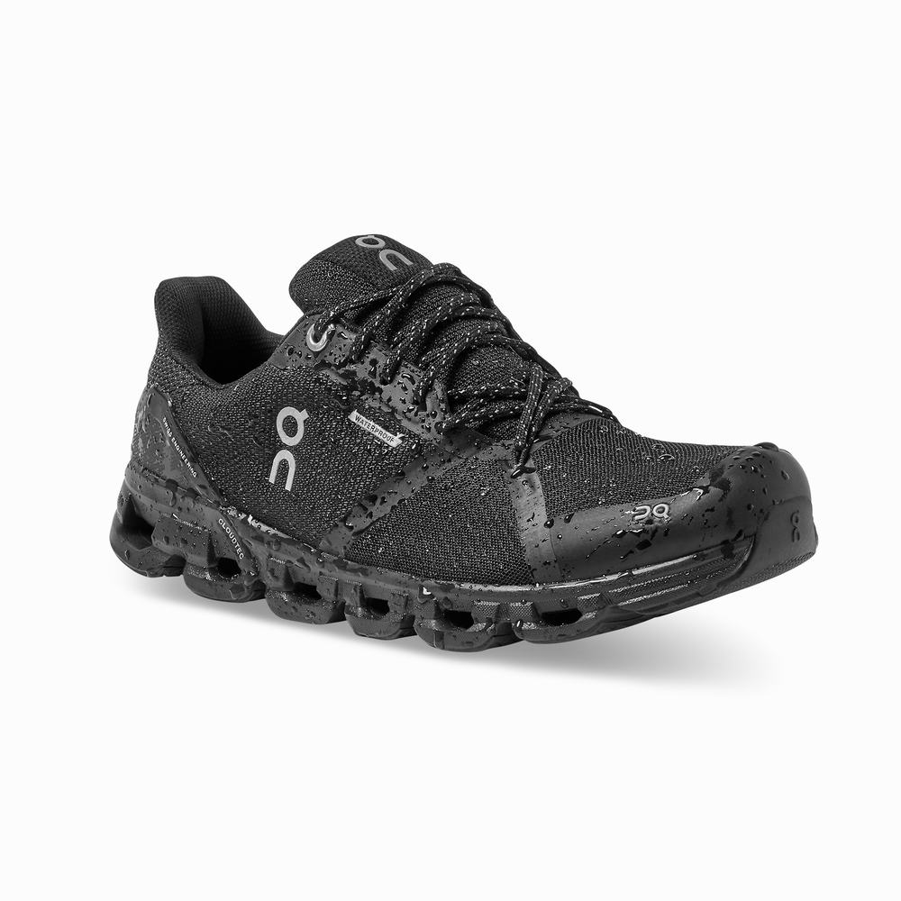 On Cloudflyer Waterproof Road Loopschoenen Dames Zwart | 816745HMB