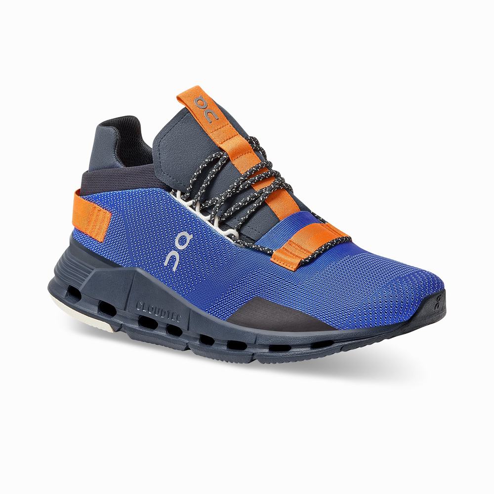 On Cloudnova Sneakers Heren Blauw | 625108FNT