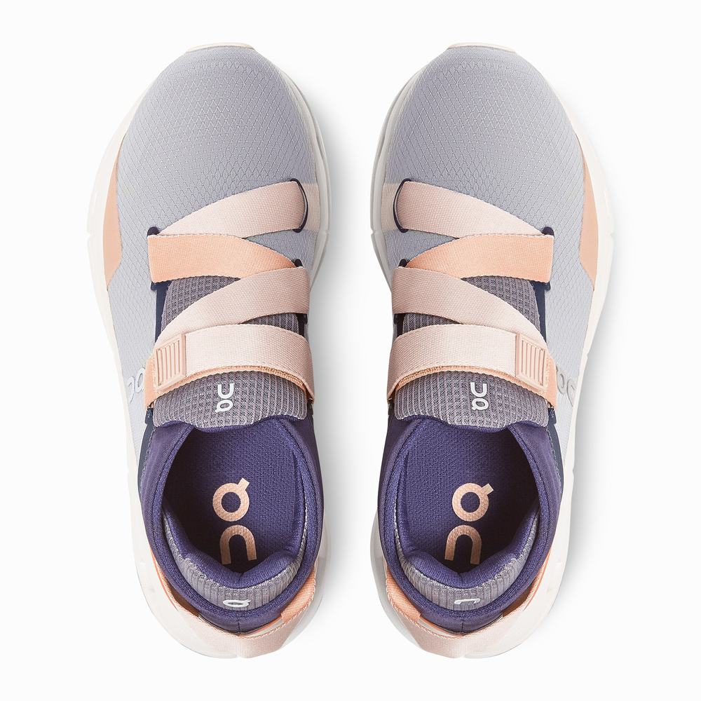 On Cloudnova Wrap Sneakers Dames Zilver | 408769MXC