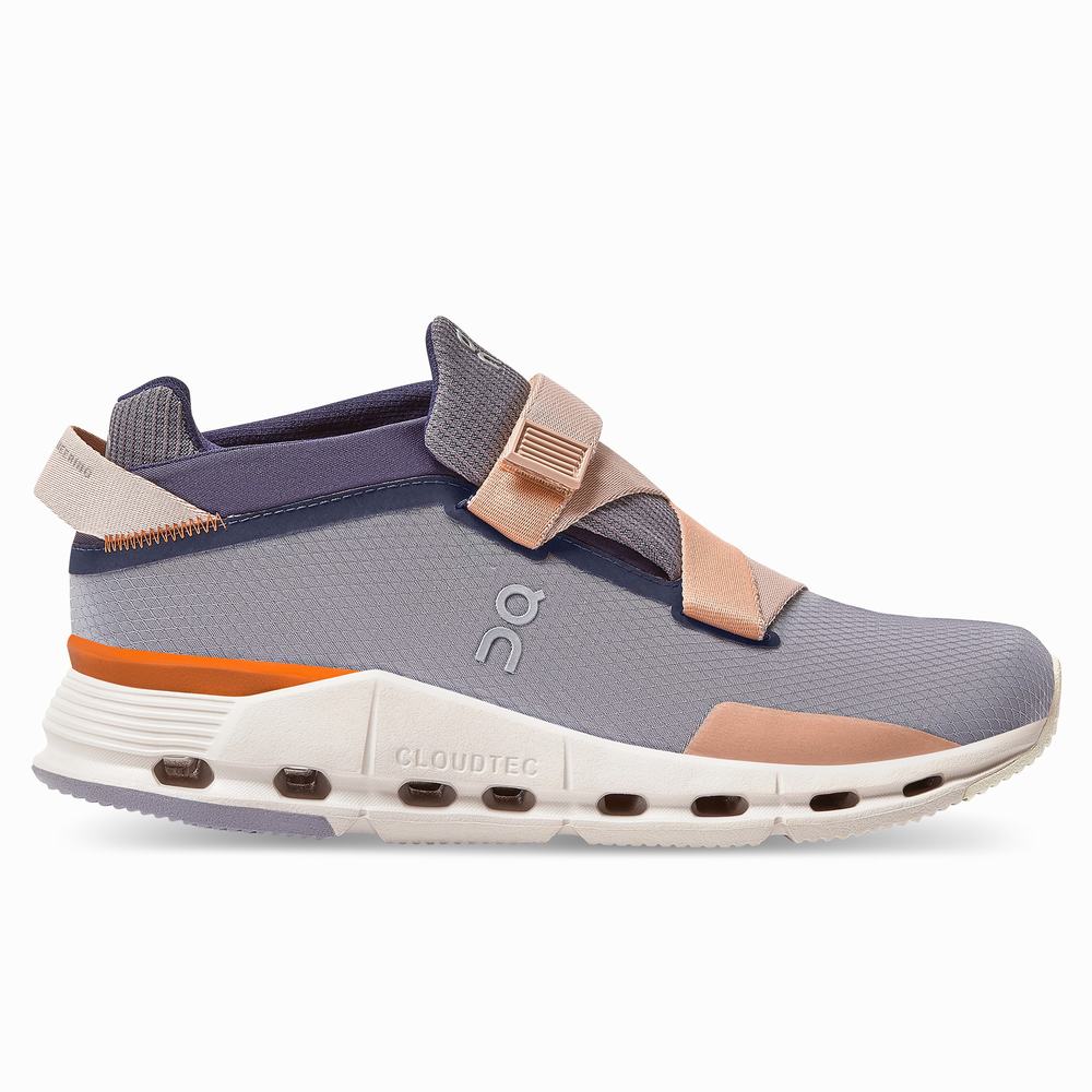 On Cloudnova Wrap Sneakers Dames Zilver | 408769MXC