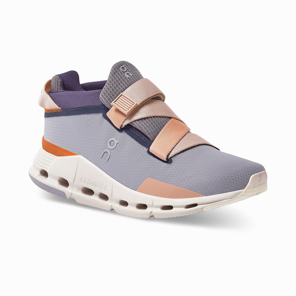 On Cloudnova Wrap Sneakers Dames Zilver | 408769MXC