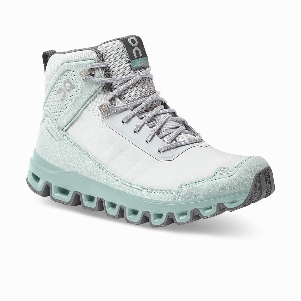 On Cloudridge Wandelschoenen Dames Groen Wit | 561239IEX