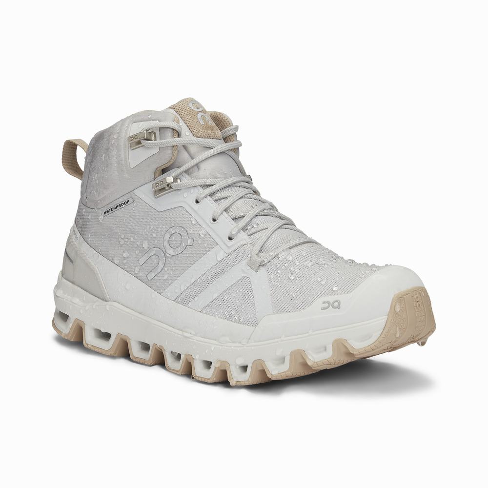 On Cloudrock Waterproof Wandelschoenen Dames Beige | 380716XZS