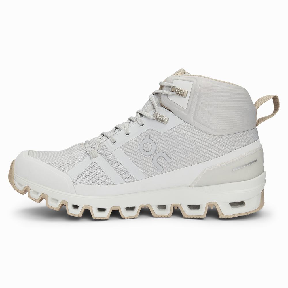 On Cloudrock Waterproof Wandelschoenen Dames Beige | 380716XZS