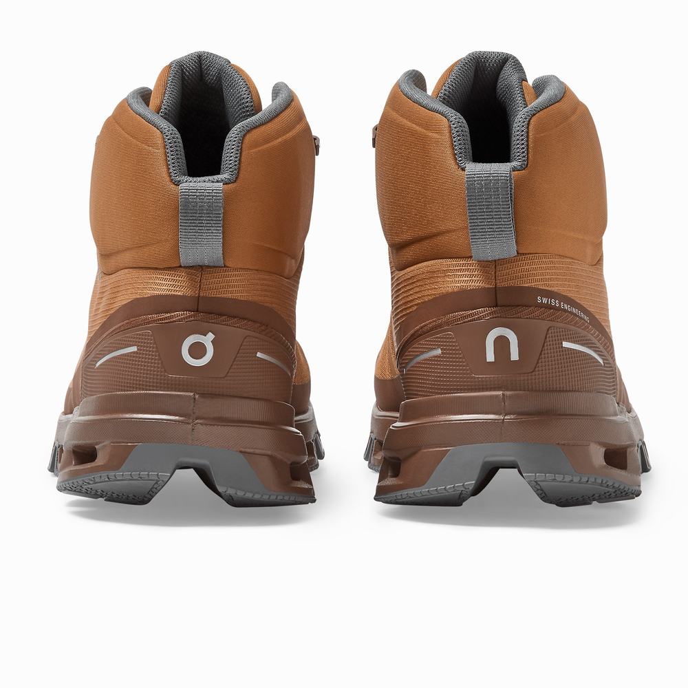 On Cloudrock Waterproof Wandelschoenen Dames Bruin | 712850RJO