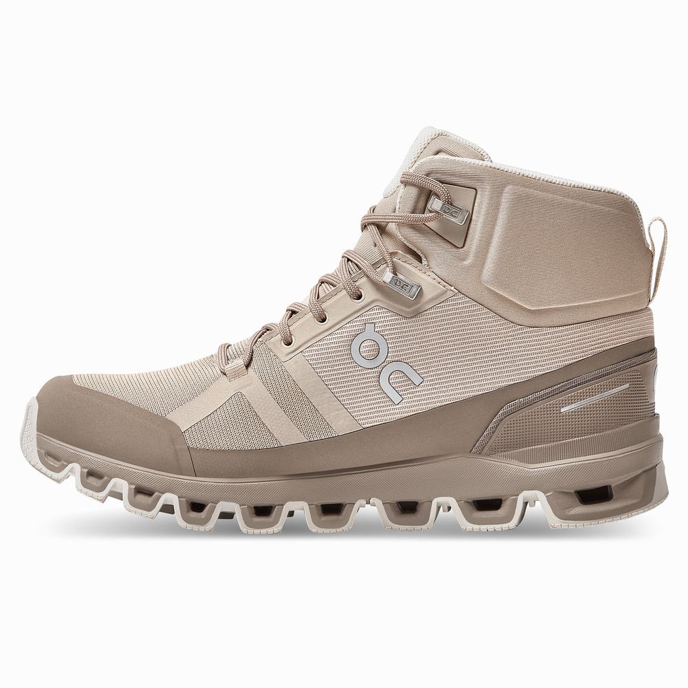 On Cloudrock Waterproof Wandelschoenen Dames Khaki | 765214GRA