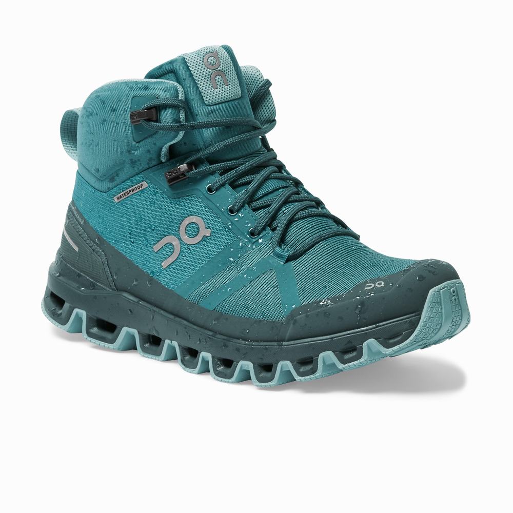 On Cloudrock Waterproof Wandelschoenen Dames Lichtturkoois | 537192WPU