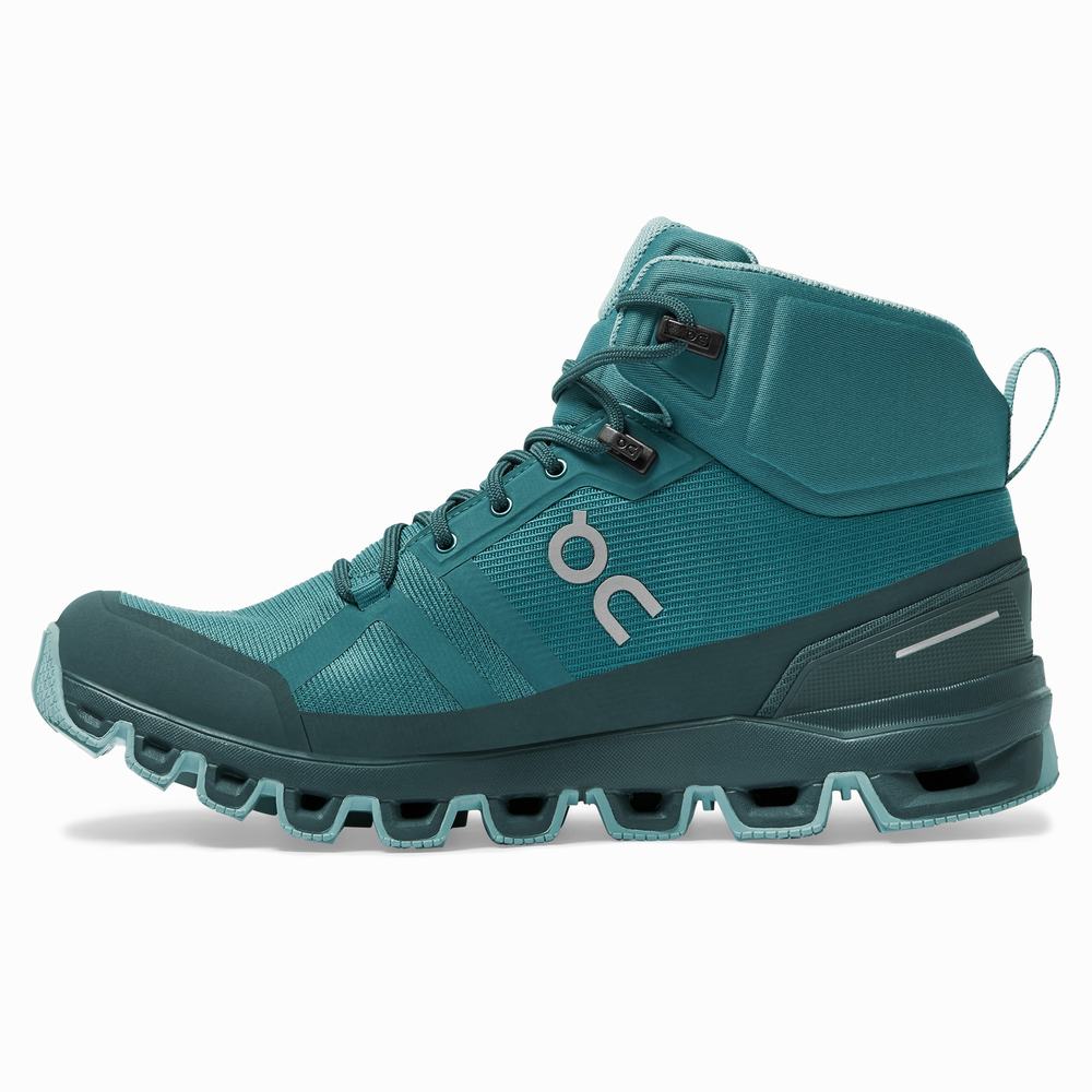 On Cloudrock Waterproof Wandelschoenen Dames Lichtturkoois | 537192WPU