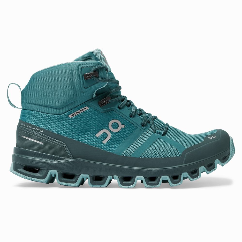 On Cloudrock Waterproof Wandelschoenen Dames Lichtturkoois | 537192WPU